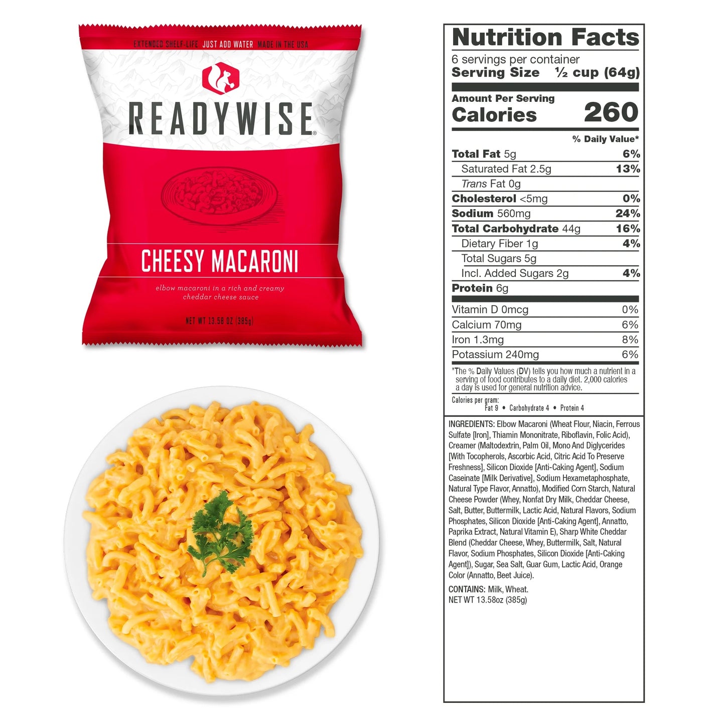 Emergency Food Supply Entrée Bucket (120 Servings) - 25 Year Shelf Life