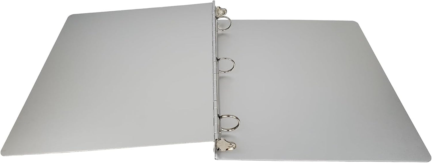 Posse Box 3-Ring, Clear Anodized, 1-inch Binder Storage Organizer (RD-27-CA) - 11-5/8" x 12-1/8" x 3-3/8"