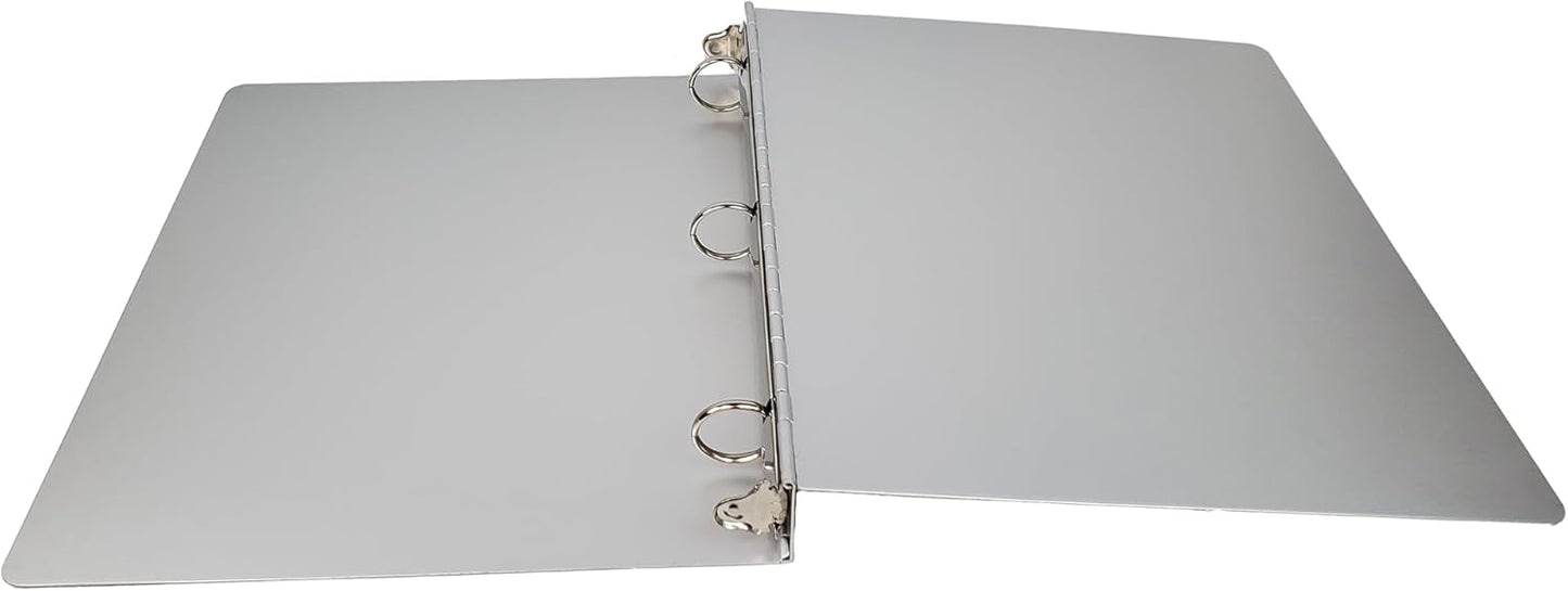 Posse Box 3-Ring, Clear Anodized, 1-inch Binder Storage Organizer (RD-27-CA) - 11-5/8" x 12-1/8" x 3-3/8"