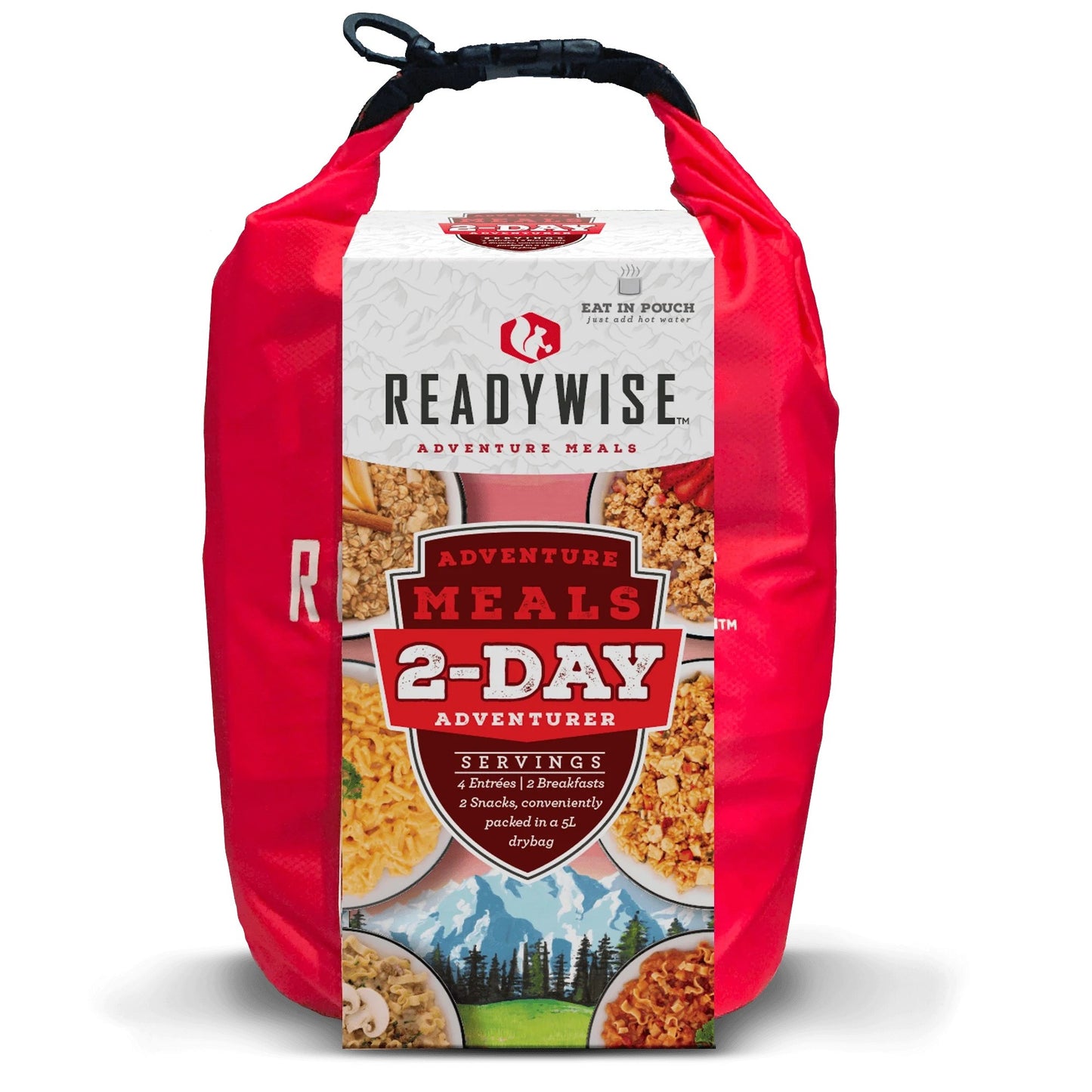 2-Day Emergency Food Supply Adventure Ready Grab Bag (23 Servings) - Up to 15 Years Shelf Life