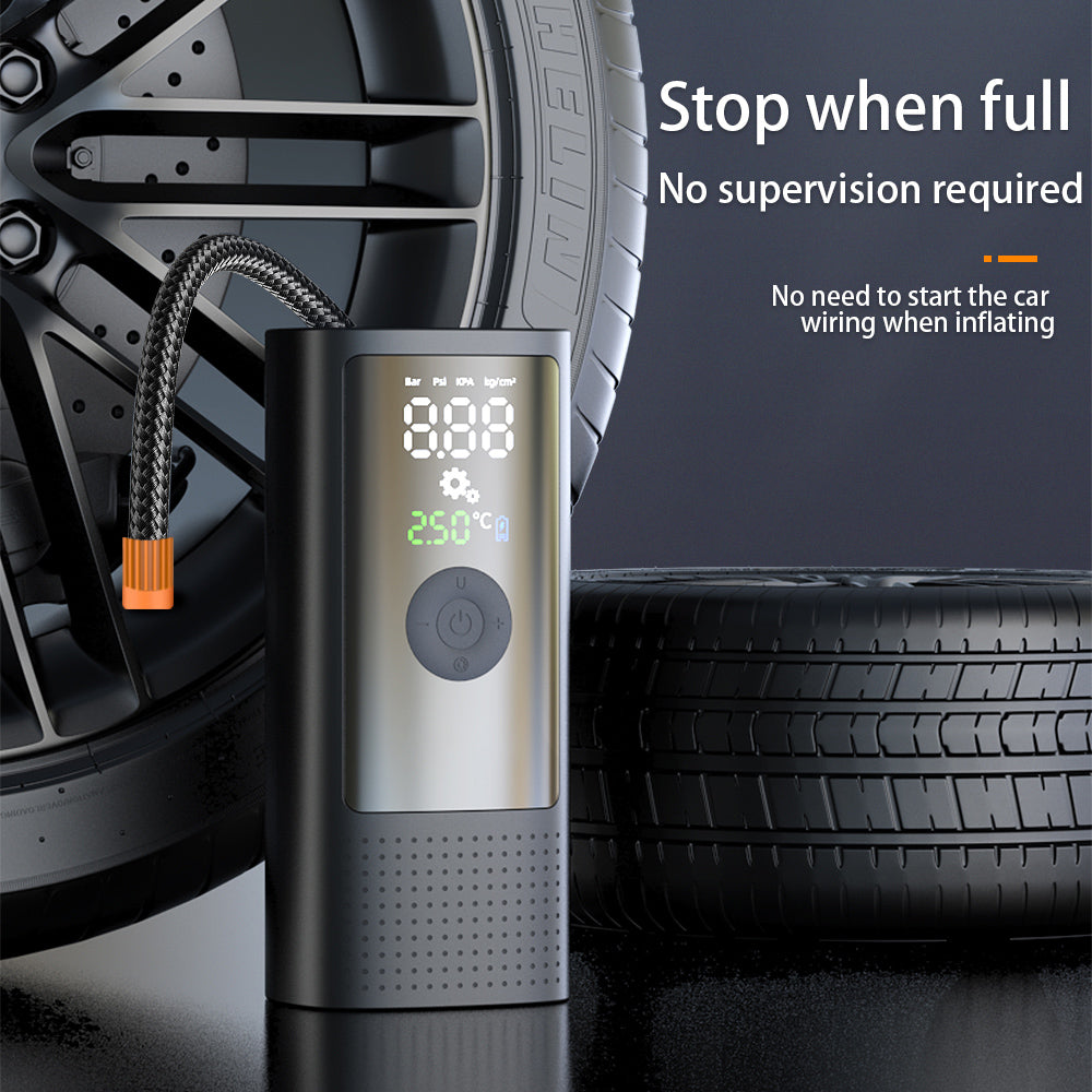 Tire Inflator Portable Air Compressor 150 PSI Digital Gauge