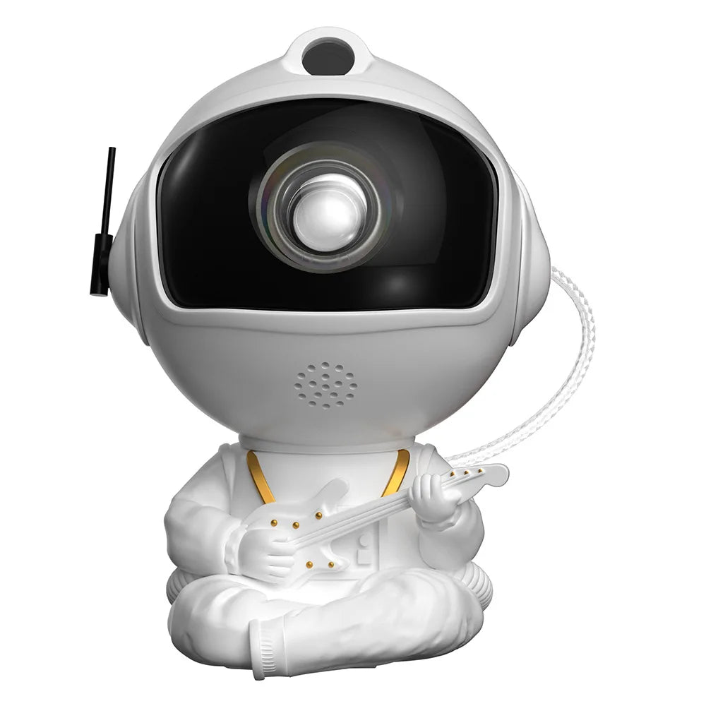 Starry Sky Projector Lamp: Astronaut LED Night Light Gift