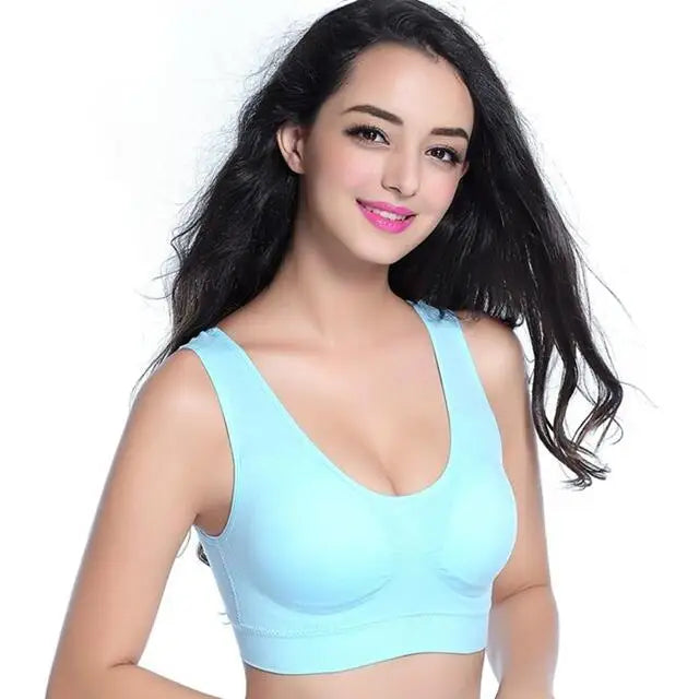 Wireless Plus Size Bra S-7XL - Seamless Yoga Fit