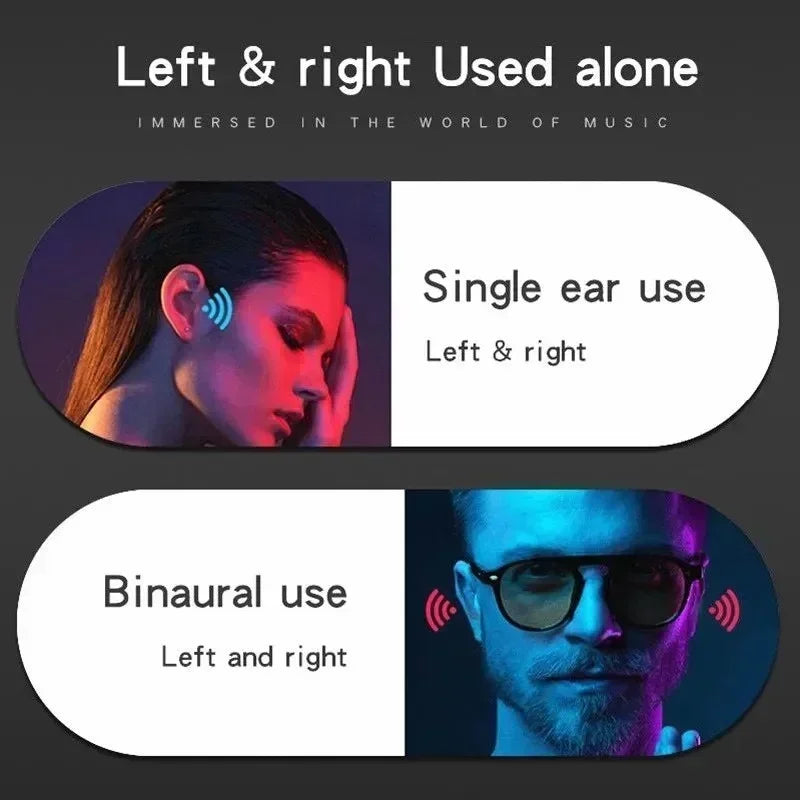 Bone Conduction Bluetooth 5.3 Headphones - Waterproof Sports
