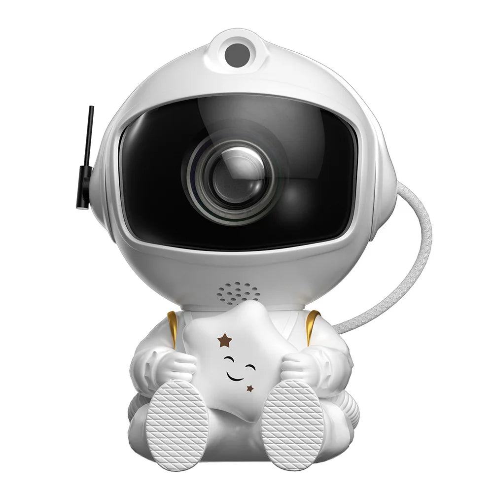 Starry Sky Projector Lamp: Astronaut LED Night Light Gift