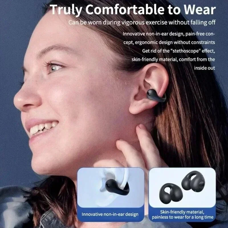 Bone Conduction Bluetooth 5.3 Headphones - Waterproof Sports