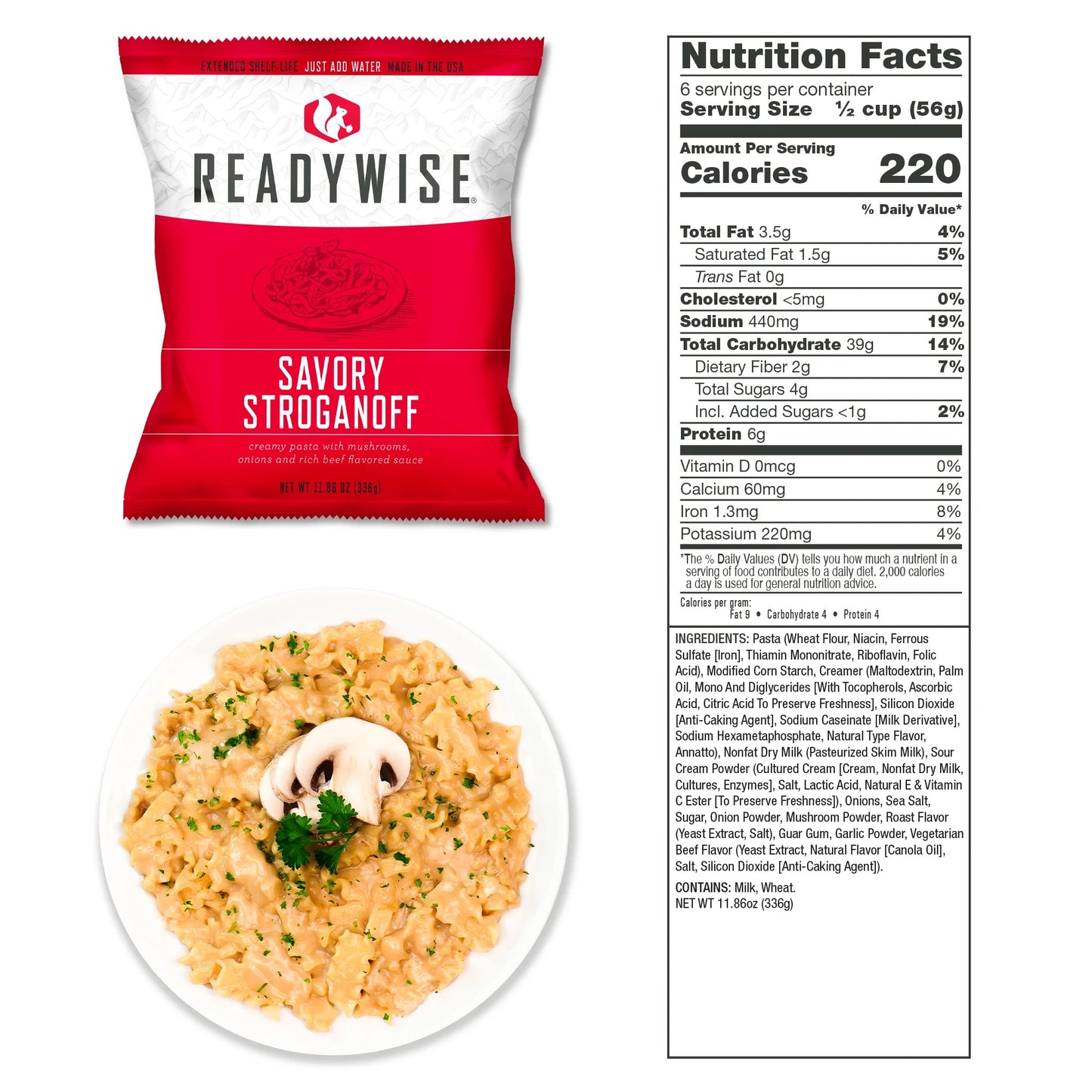 Emergency Food Supply Entrée Bucket (120 Servings) - 25 Year Shelf Life