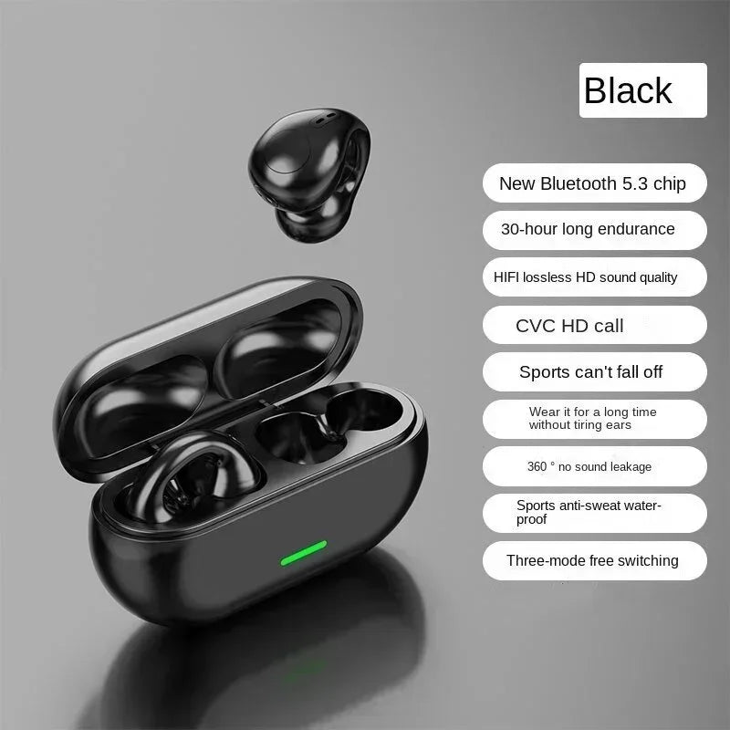 Bone Conduction Bluetooth 5.3 Headphones - Waterproof Sports