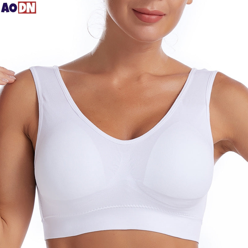 Wireless Plus Size Bra S-7XL - Seamless Yoga Fit
