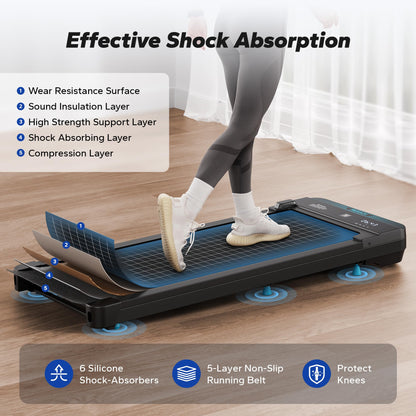 Portable Treadmill: Quiet, Compact, Under Desk Fitness