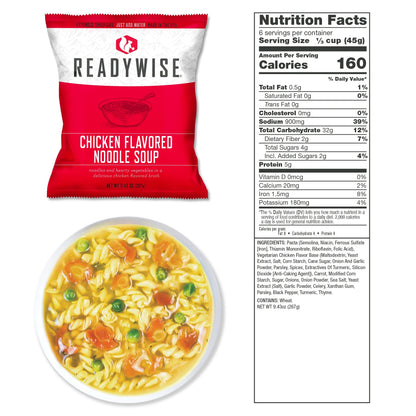 Emergency Food Supply Entrée Bucket (120 Servings) - 25 Year Shelf Life