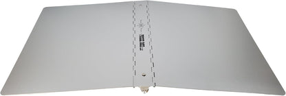 Posse Box 3-Ring, Clear Anodized, 1-inch Binder Storage Organizer (RD-27-CA) - 11-5/8" x 12-1/8" x 3-3/8"