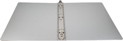 Posse Box 3-Ring, Clear Anodized, 1-inch Binder Storage Organizer (RD-27-CA) - 11-5/8" x 12-1/8" x 3-3/8"