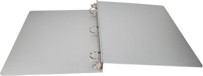 Posse Box 3-Ring, Clear Anodized, 1-inch Binder Storage Organizer (RD-27-CA) - 11-5/8" x 12-1/8" x 3-3/8"