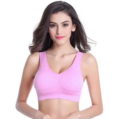 Wireless Plus Size Bra S-7XL - Seamless Yoga Fit