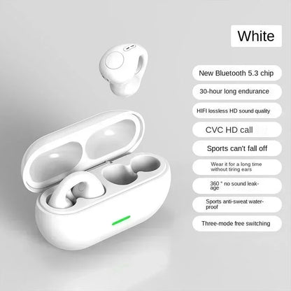 Bone Conduction Bluetooth 5.3 Headphones - Waterproof Sports