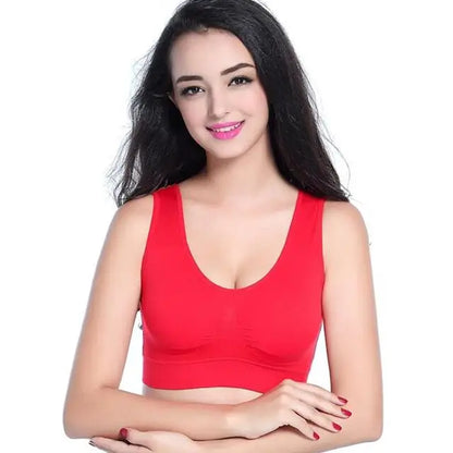Wireless Plus Size Bra S-7XL - Seamless Yoga Fit