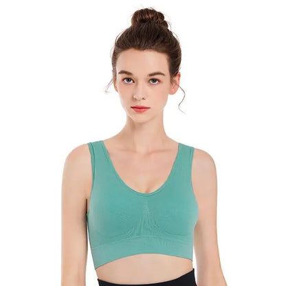 Wireless Plus Size Bra S-7XL - Seamless Yoga Fit