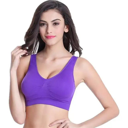 Wireless Plus Size Bra S-7XL - Seamless Yoga Fit