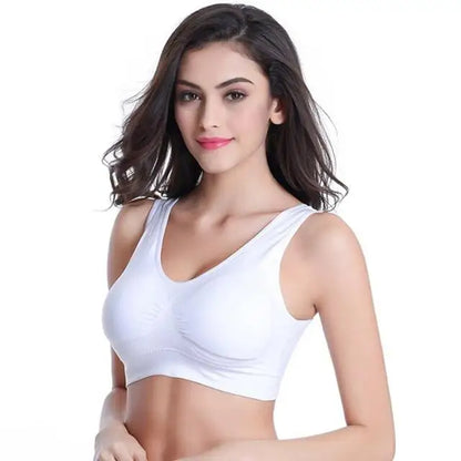 Wireless Plus Size Bra S-7XL - Seamless Yoga Fit