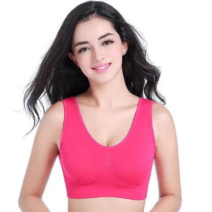 Wireless Plus Size Bra S-7XL - Seamless Yoga Fit